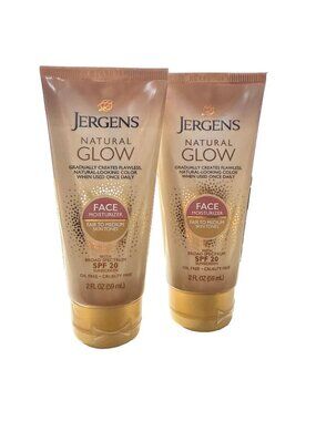 Jergens Natural Glow Face Moisturizer SPF 20 - Fair to Medium Skin tones - 2 fl